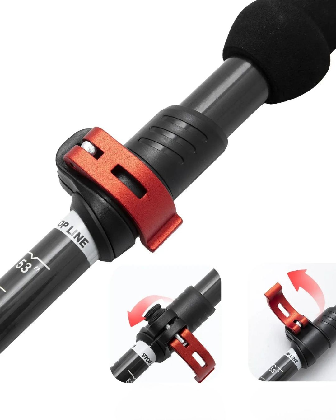 BISINNA Foldable Carbon Fiber Trekking Poles view 4