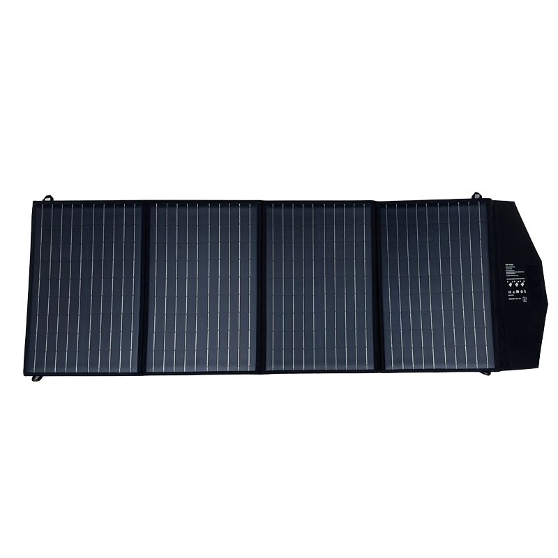 Black Leaf Folding Solar Panel view 3
