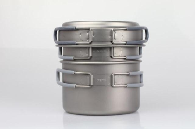 KEITH Ti6014 3-Piece Titanium Cookware Set view 4