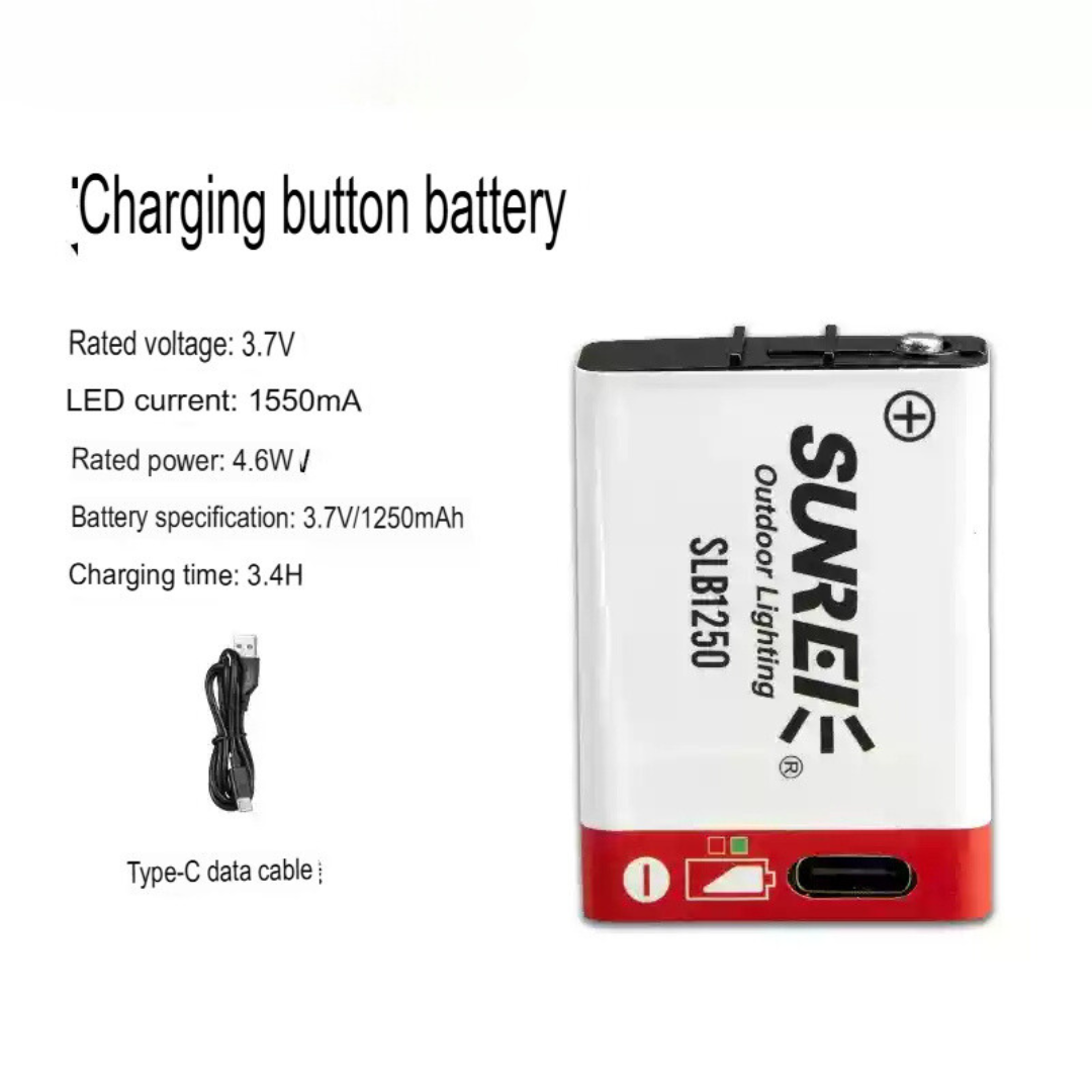 Sunree Star 480 Hybrid Battery Headlamp view 3
