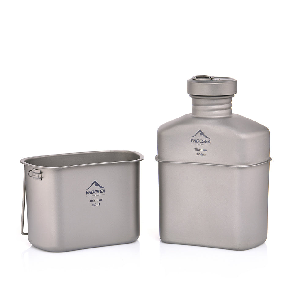 Naturehike Titanium Mug Titanium Cookware Set view 2